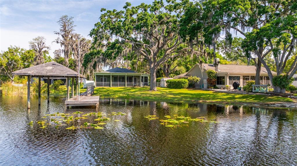 18132 Oakdale Road Odessa, FL 33556 - Photo 3 of 40 a backyard of a house with yard table and chairs