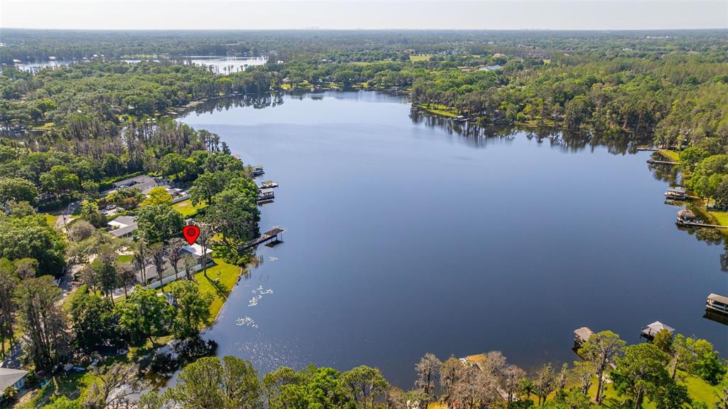 18132 Oakdale Road Odessa, FL 33556 - Photo 36 of 40 a view of a lake with a mountain in the background