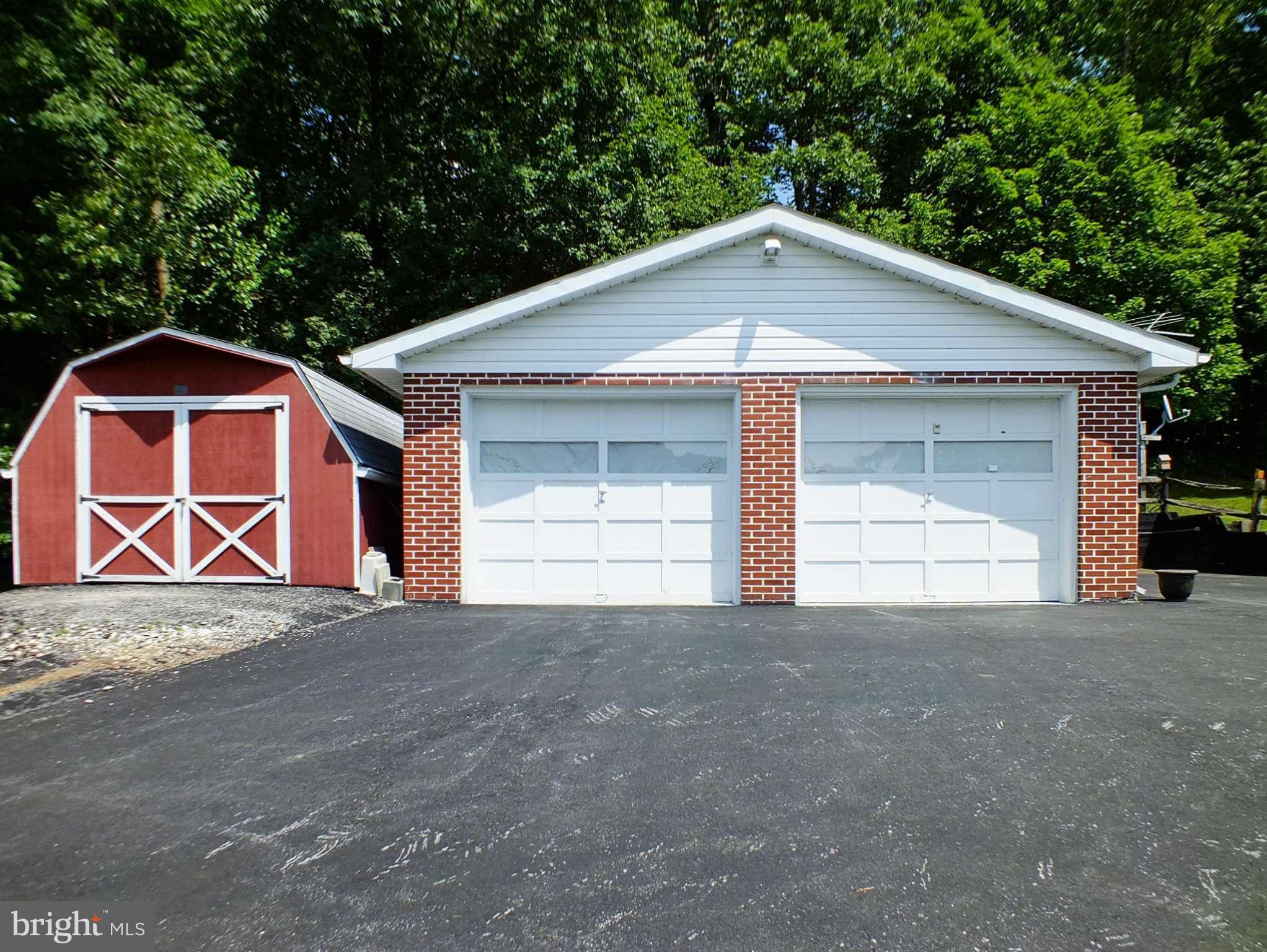 Two-Car Garage, Storage Shed