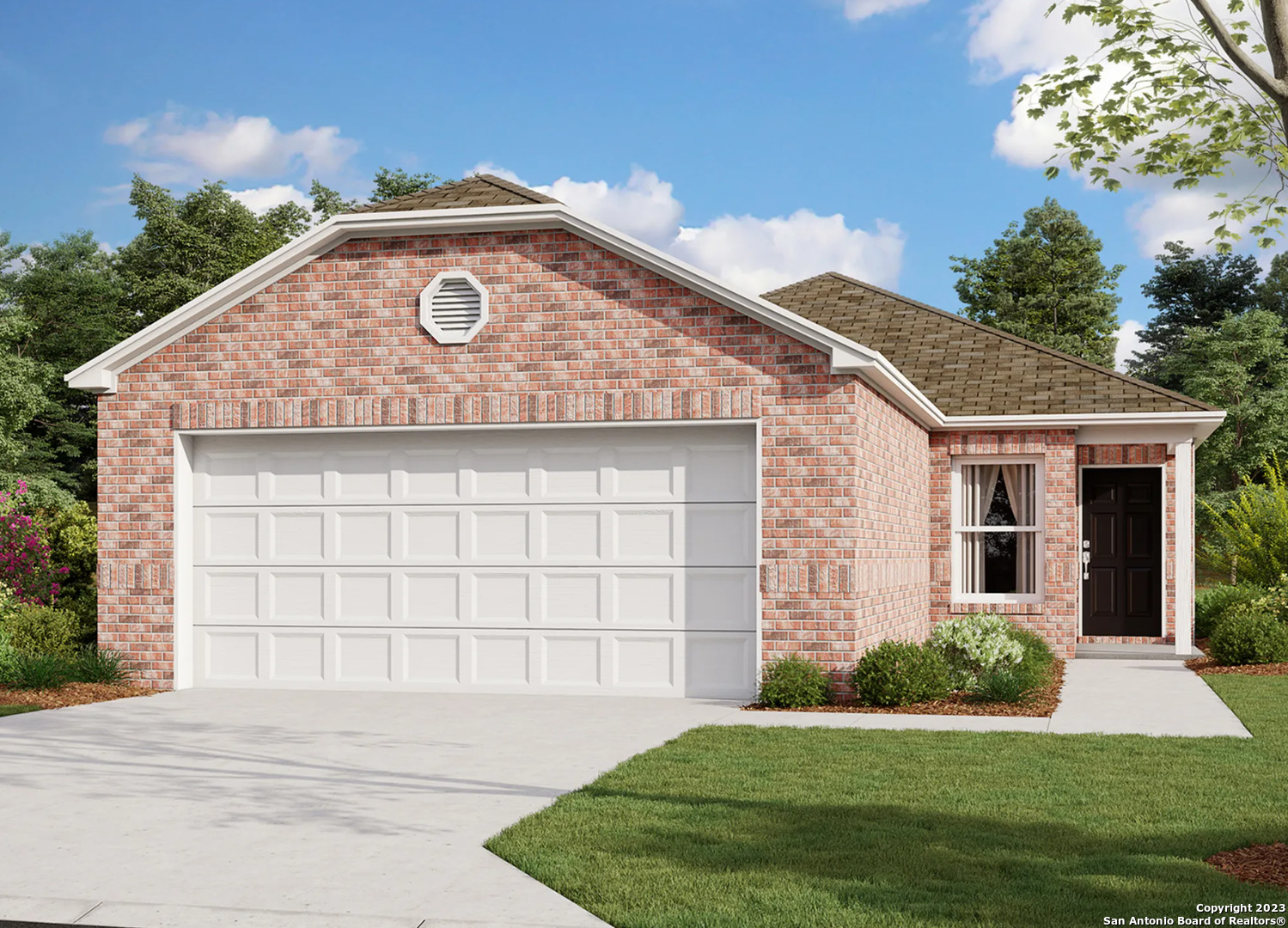 1423 West Chavaneaux Road San Antonio, TX 78224 - Photo 1 of 1 a front view of a house with a yard