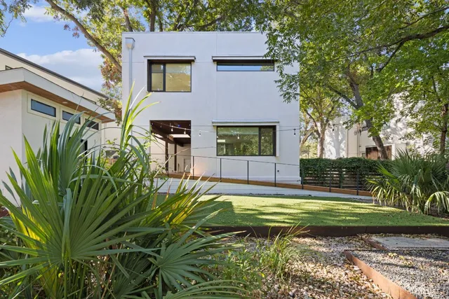 a view of a house with a porch