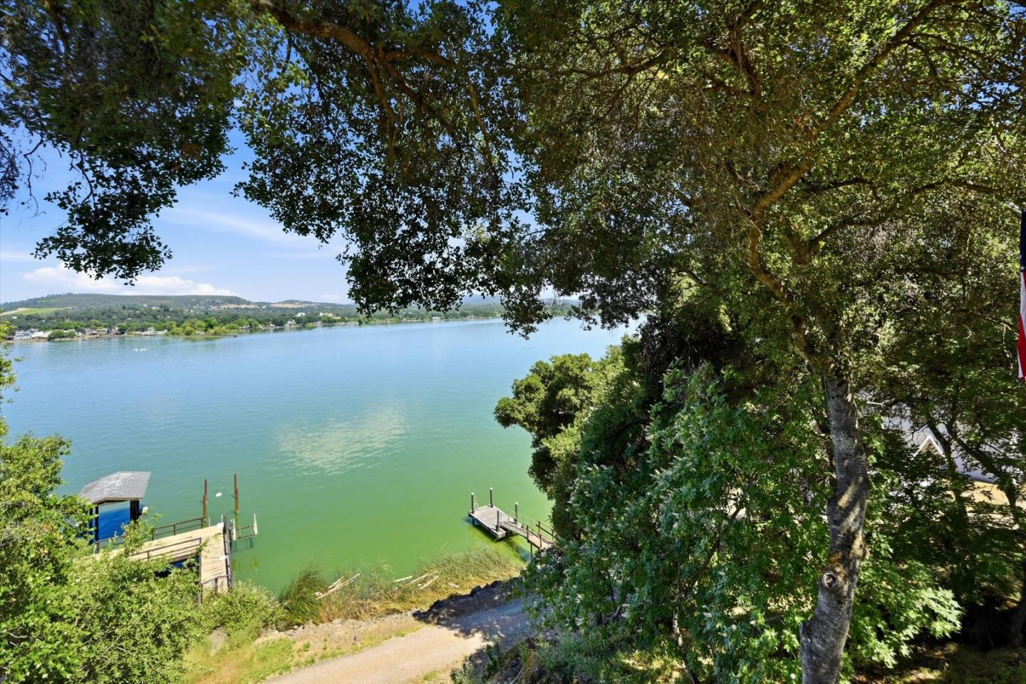 5156 Lake Road Lower Lake, CA 95457 - Photo 14 of 27 a view of a lake from a yard