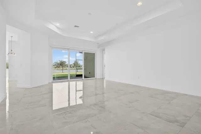 a view of an empty room