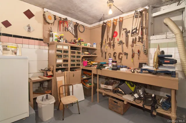 a room with musical instruments