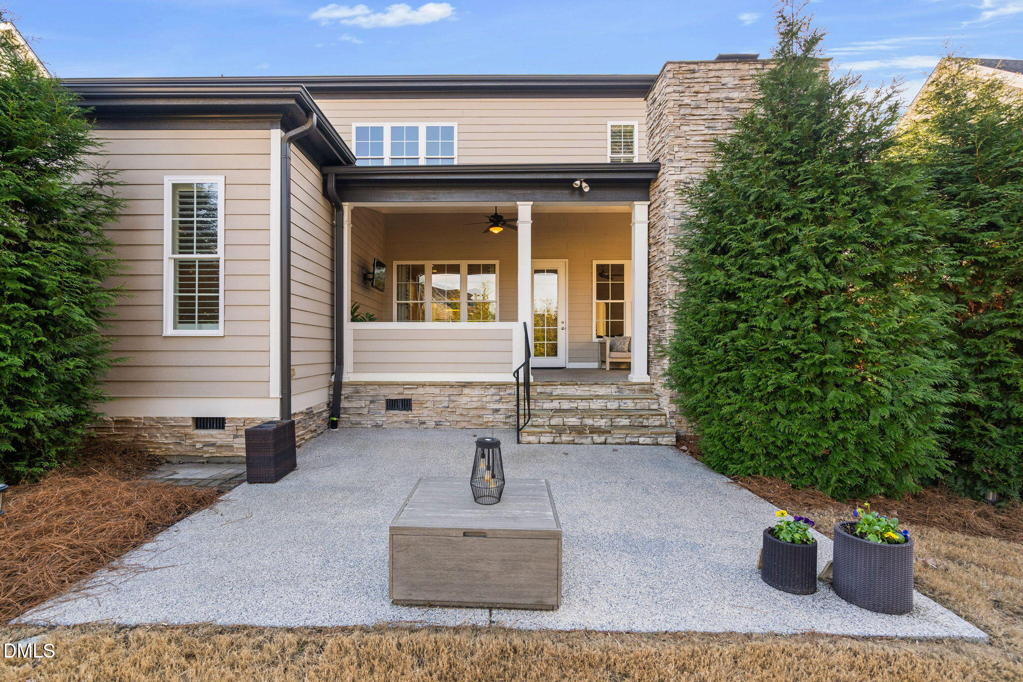 2414 Vetrina Way Apex, NC 27502 - Photo 53 of 60 a front view of a house with a porch