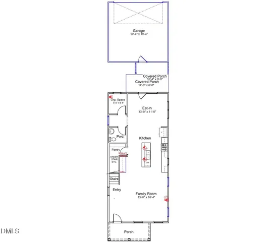 a picture of a bench in a white building