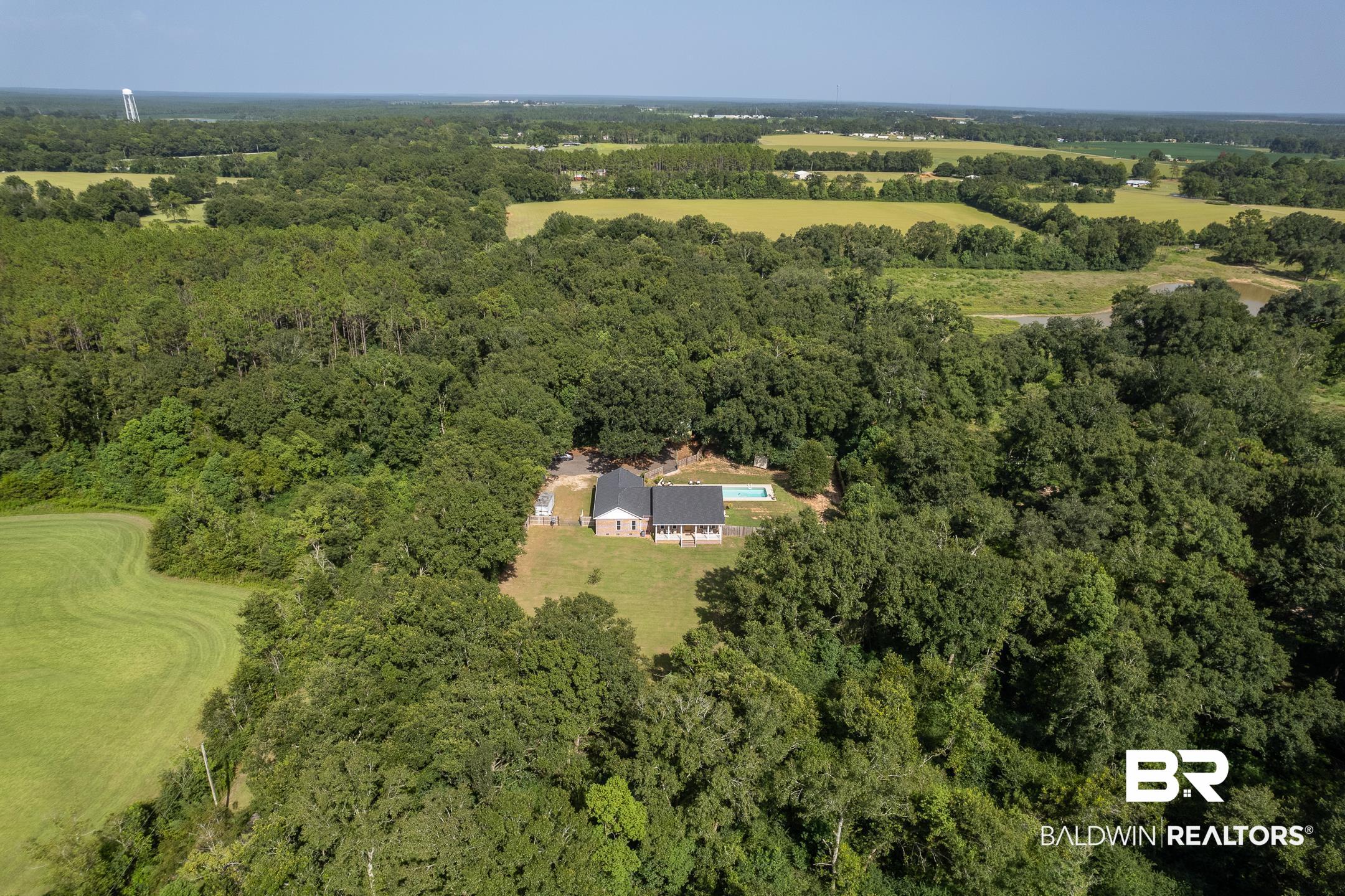 22424 Ard Road Robertsdale, AL 36567 - Photo 2 of 33 Aerial of Front
