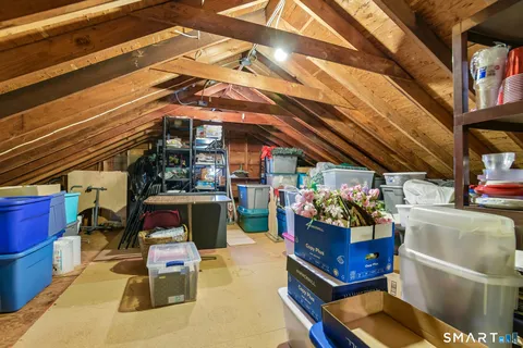 a view of storage and utility room