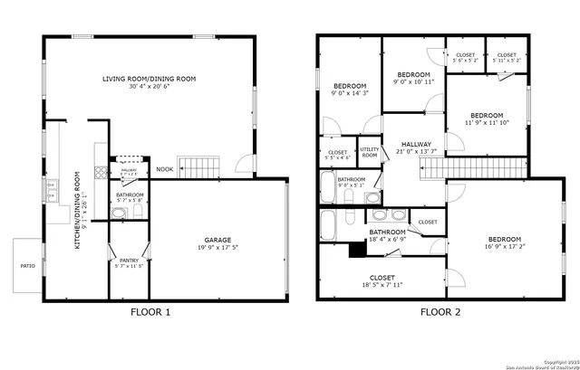 a picture of a floor plan