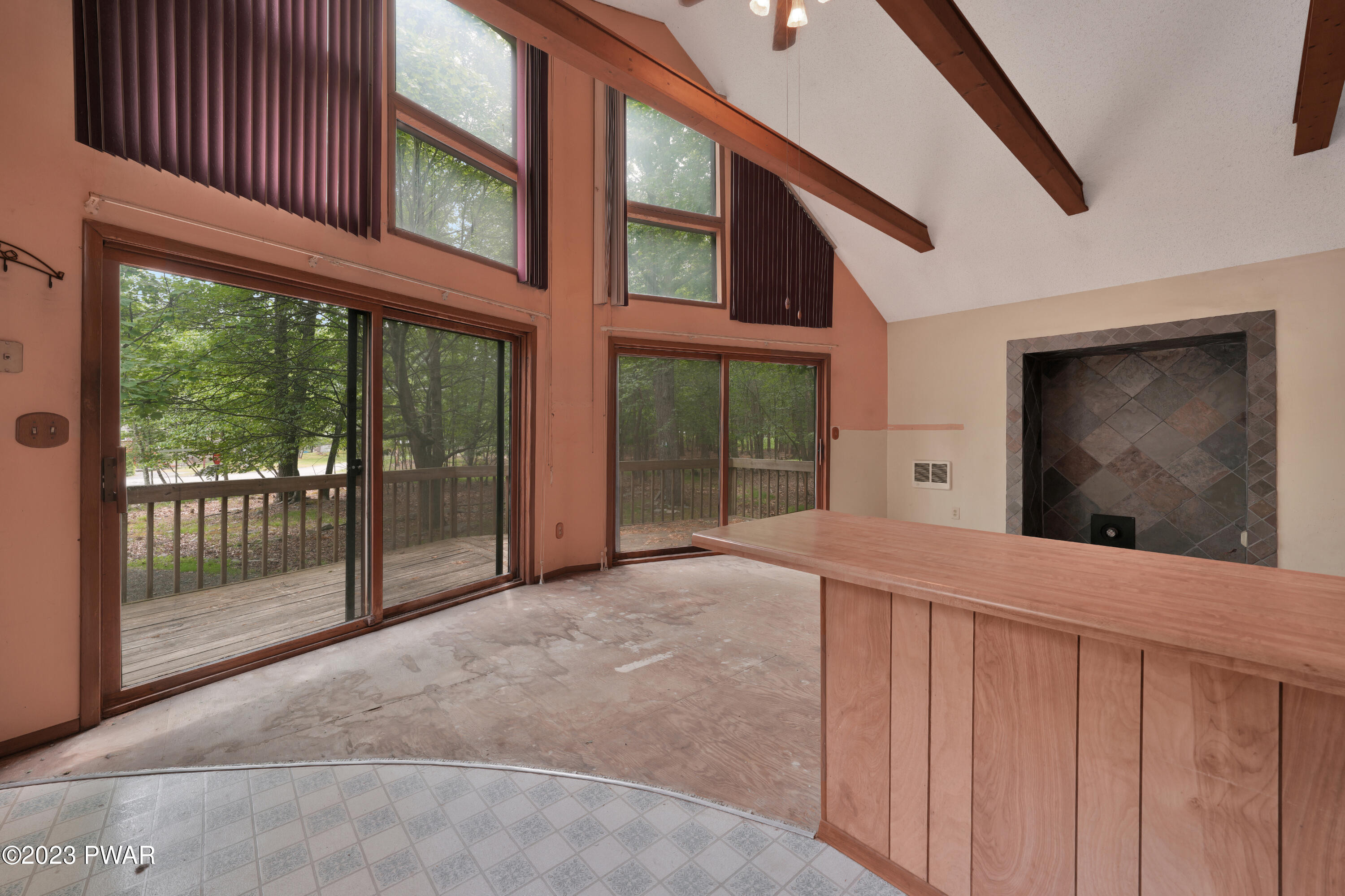 163 Roundhill Road Dingmans Ferry, PA 18328 - Photo 18 of 25 a view of a porch