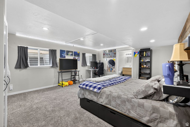 412 McClellan Court Provo, UT 84601 - Photo 8 of 20 Carpeted bedroom featuring recessed lighting