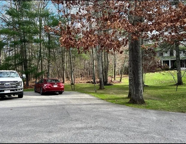 a view of a wooden fence