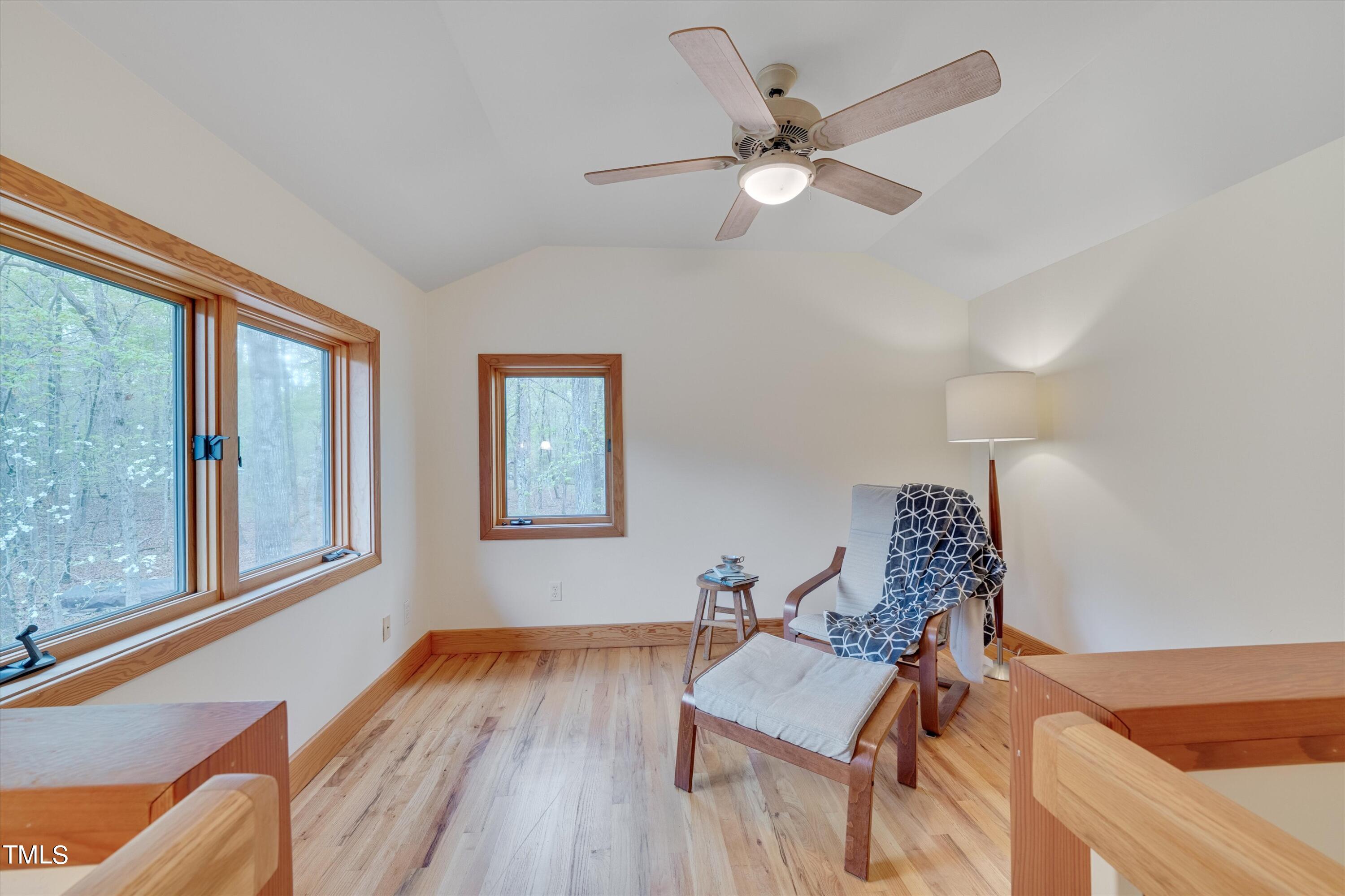 377 Potluck Farm Road Rougemont, NC 27572 - Photo 22 of 54 Primary bedroom loft - a perfect workspace, reading nook, or yoga/meditation area.