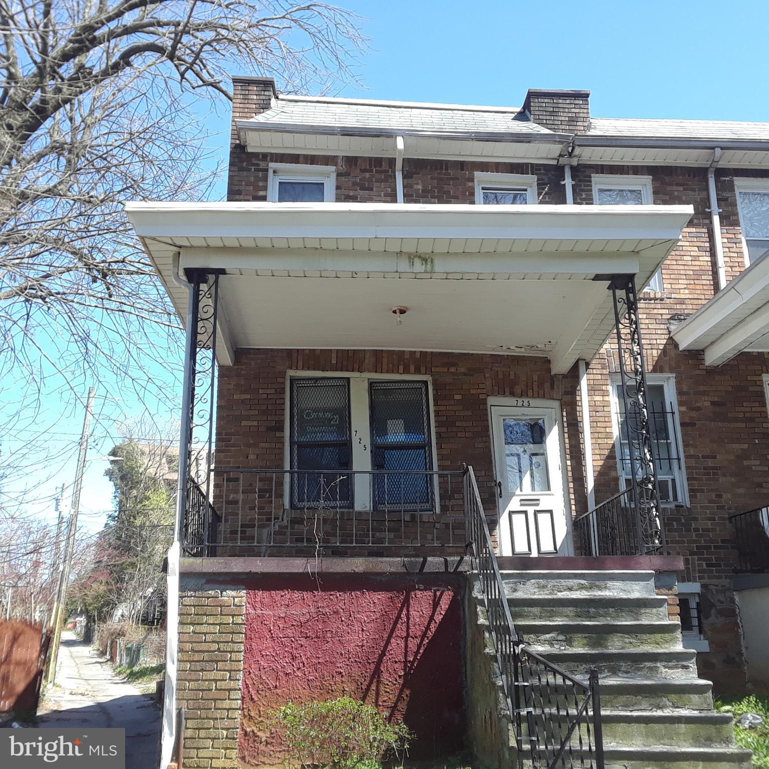 725 North Rosedale Street Baltimore, MD 21216 - Photo 1 of 12 Exterior (Front)