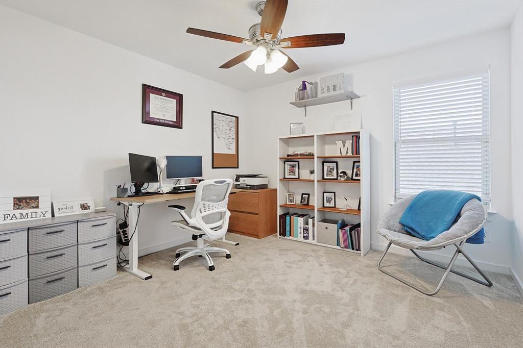 4235 Bullock Lane Forney, TX 75126 - Photo 27 of 40 a view of a workspace with furniture