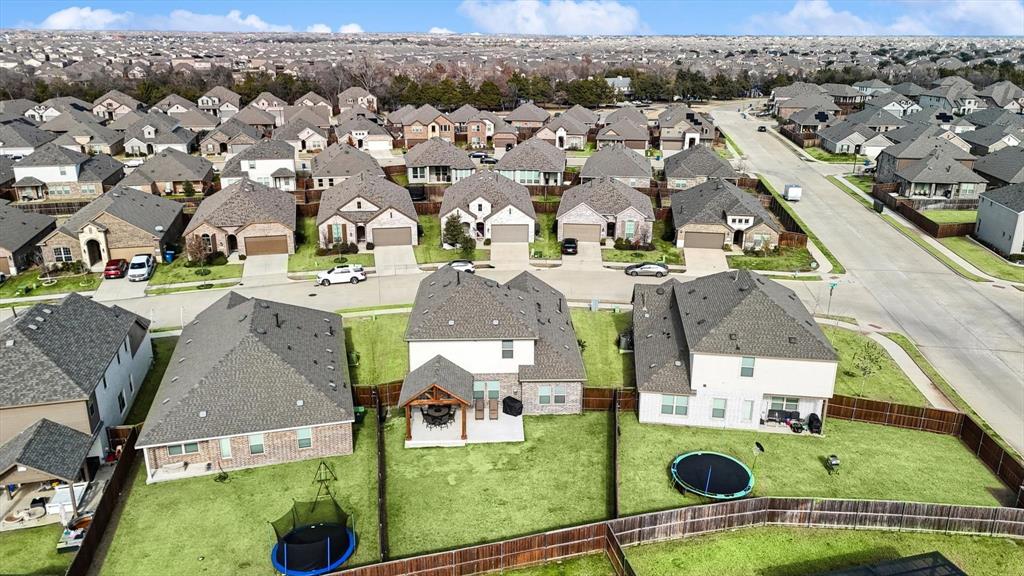4235 Bullock Lane Forney, TX 75126 - Photo 35 of 40 an aerial view of residential houses with outdoor space