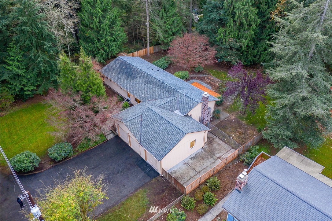 19728 45th Avenue Southeast Bothell, WA 98012 - Photo 24 of 25 an aerial view of a house with garden space and street view