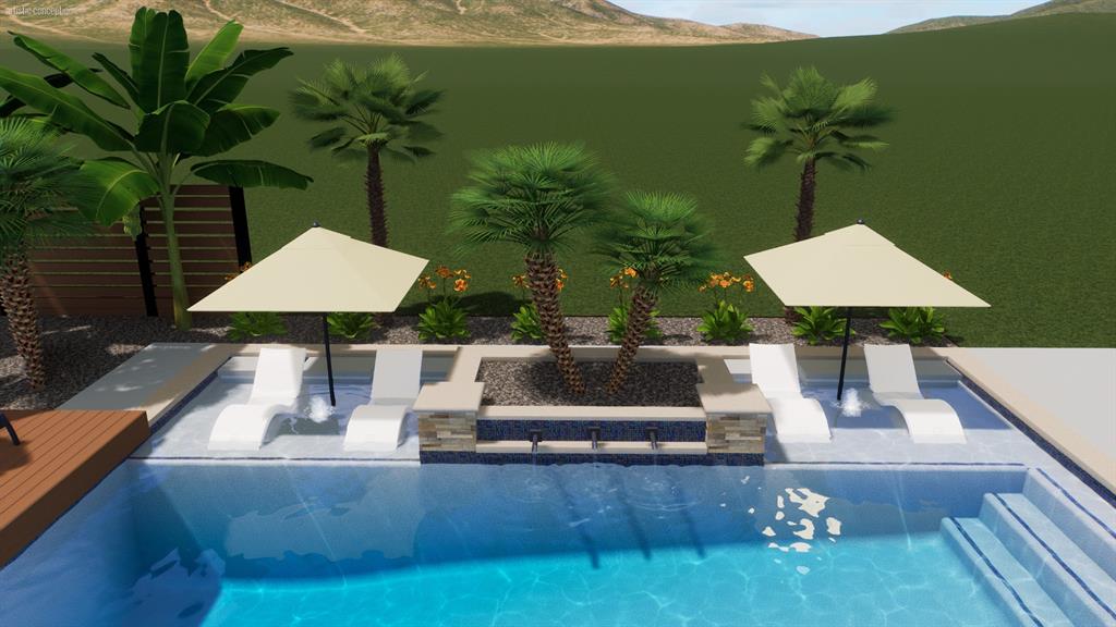 4210 Tea Olive Trail Midlothian, TX 76065 - Photo 4 of 30 swimming pool view with a seating space