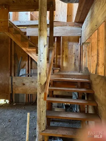 a building outdoor space with granite countertop