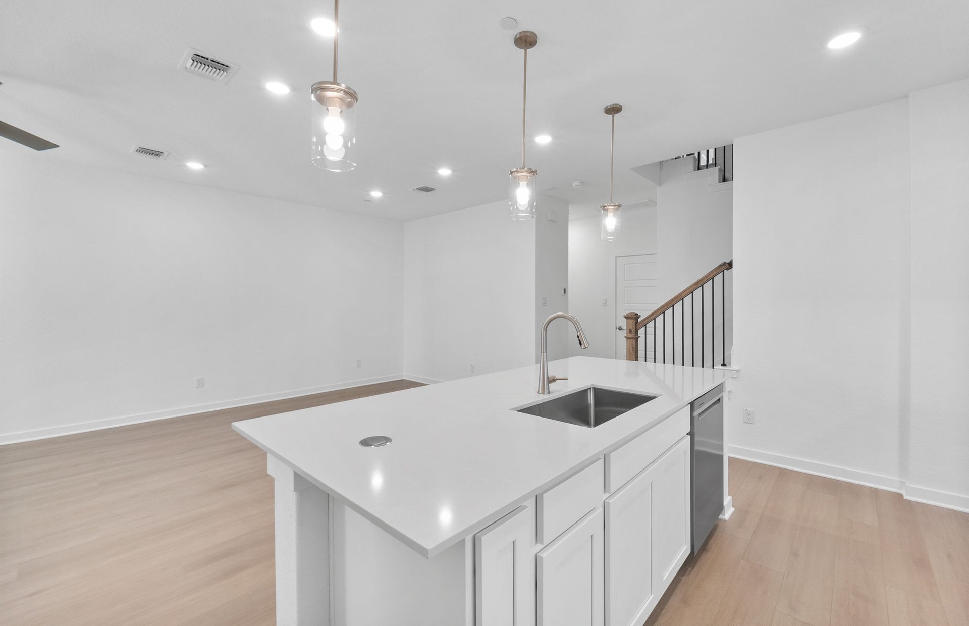 1280 East Main Street, Unit 602 Round Rock, TX 78664 - Photo 10 of 22 a kitchen that has a sink a window and living room view