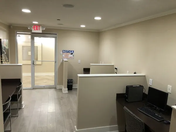 a room with storage and utility