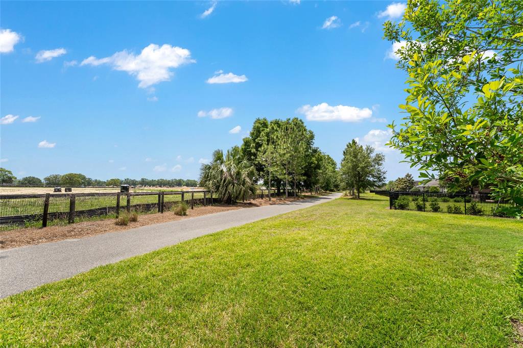 4958 Northwest 35th Ln Road Ocala, FL 34482 - Photo 63 of 66 a view of a swimming pool with an outdoor seating and a yard