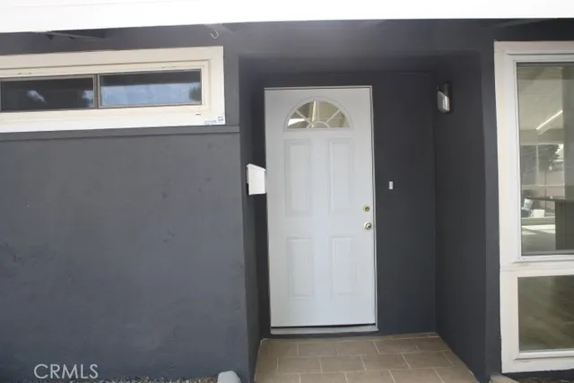 a view of front door