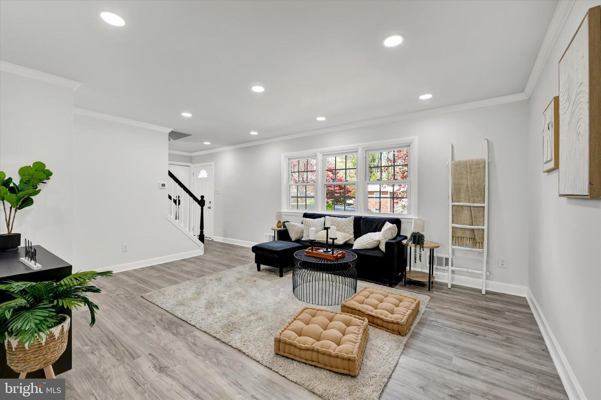 Bright and airy living space awaits.