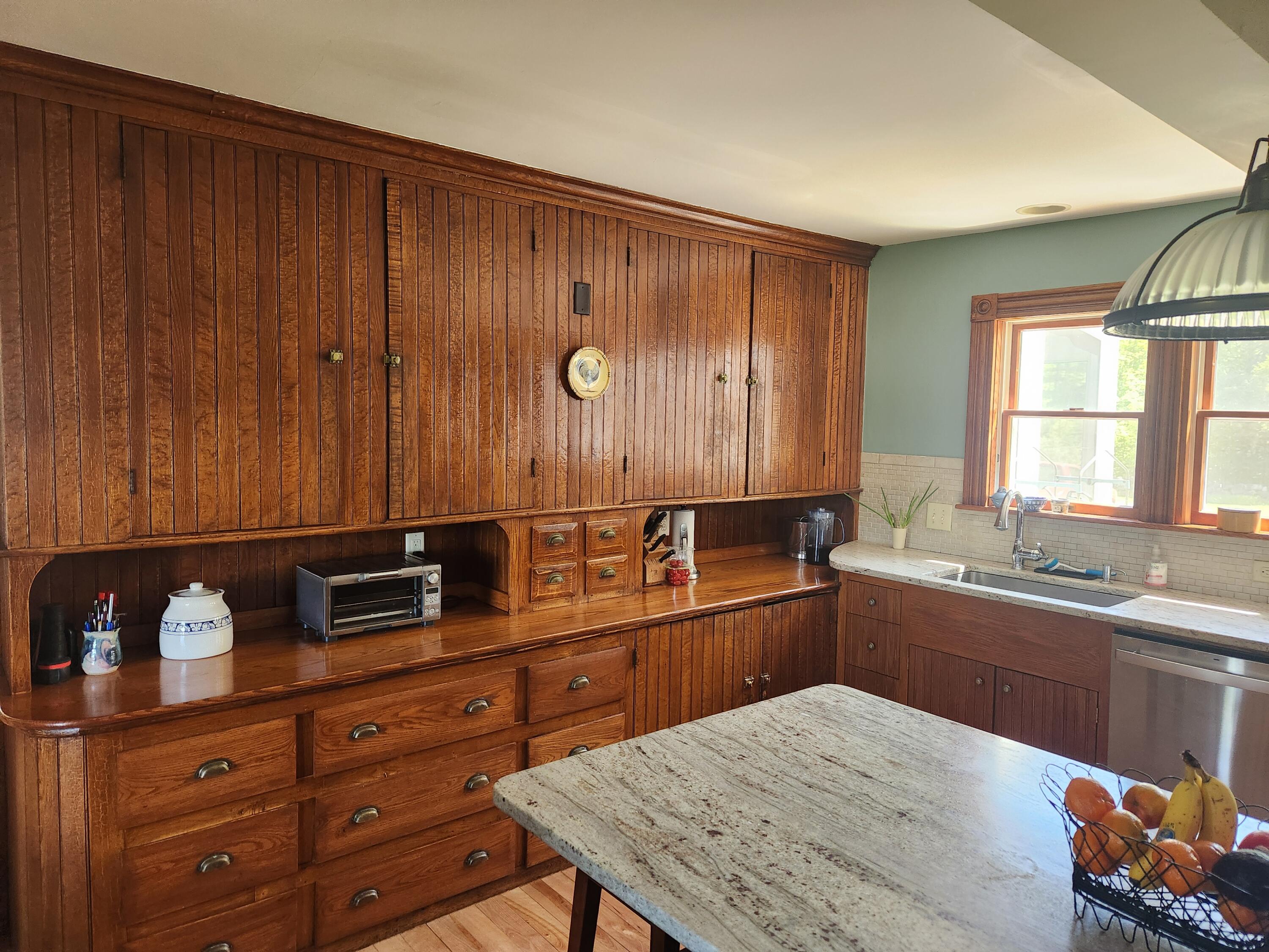 286 Staples Hill Road Canton, ME 04221 - Photo 15 of 118 Custom cabinets match original