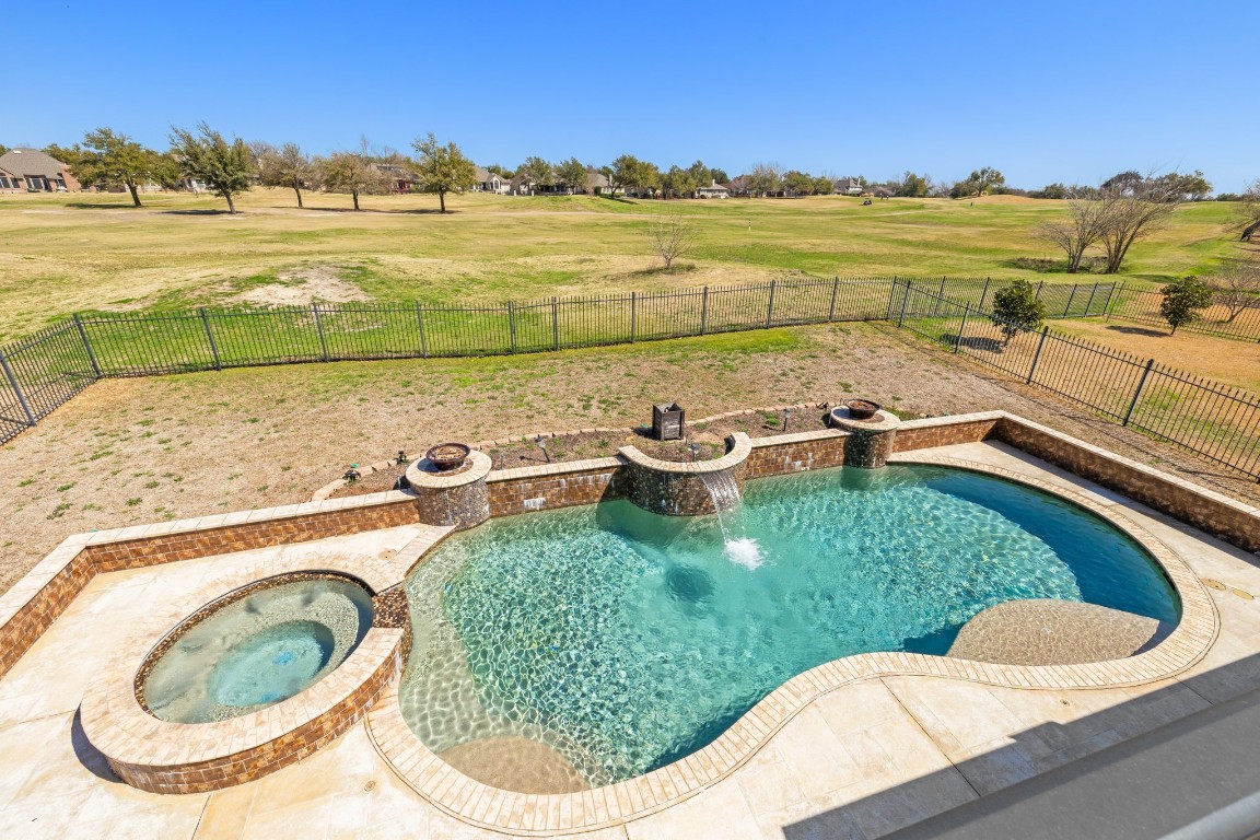 Located on the golf course with a pool and hot tub!