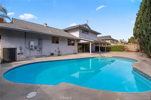 a view of a house with pool