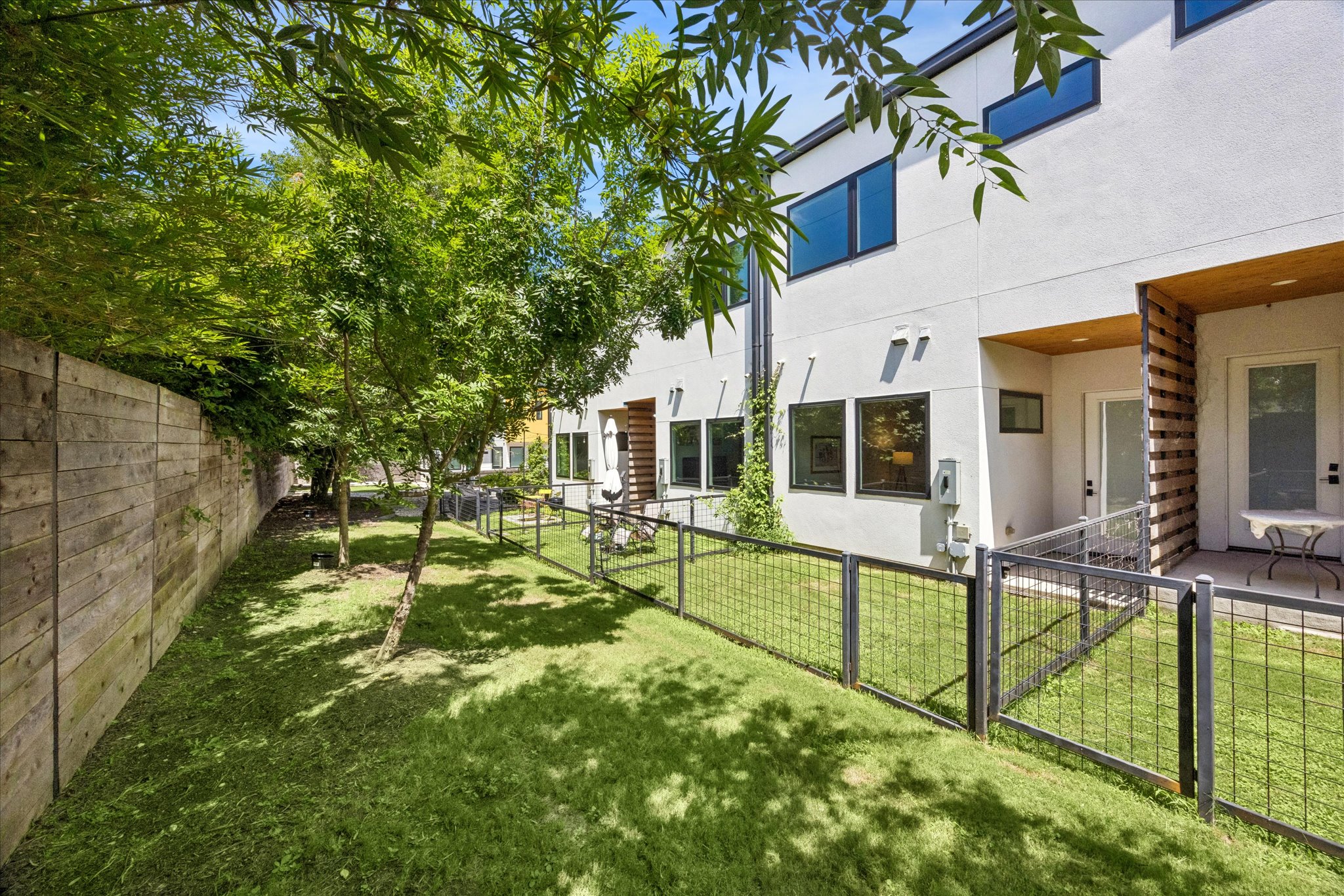 2108 Tillery Street, Unit 9 Austin, TX 78723 - Photo 23 of 25 Additional view of the private fenced yard and outdoor living area