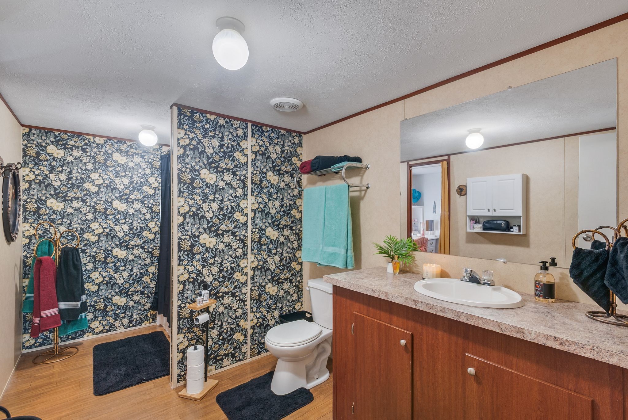 54 Shelton Road Fayetteville, TN 37334 - Photo 39 of 65 a bathroom with a granite countertop sink toilet and shower