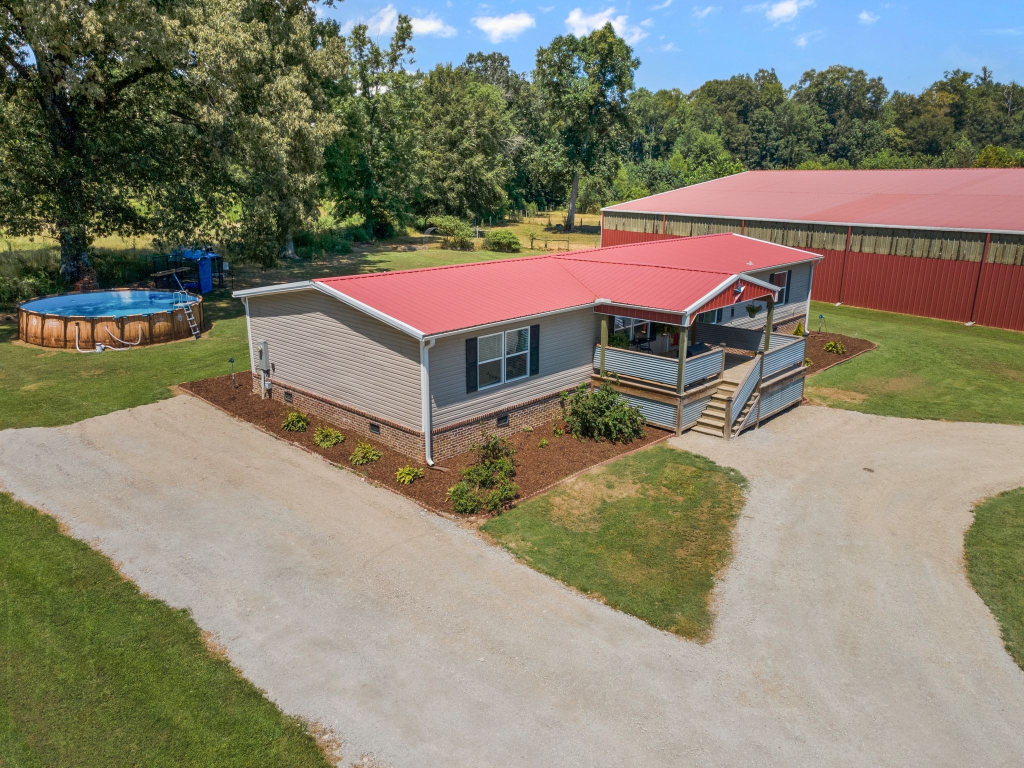 54 Shelton Road Fayetteville, TN 37334 - Photo 50 of 65 an aerial view of a house