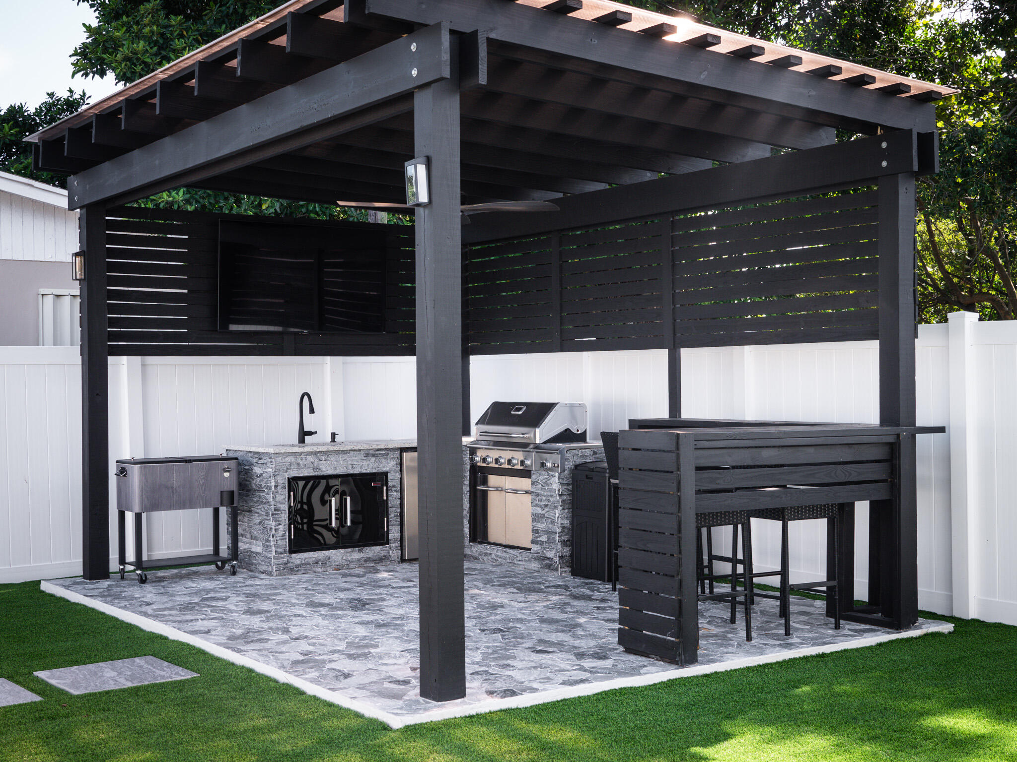 702 Southwest 1st Street Delray Beach, FL 33444 - Photo 25 of 32 Backyard-Patio