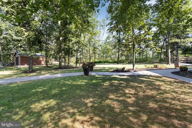 a view of road with trees