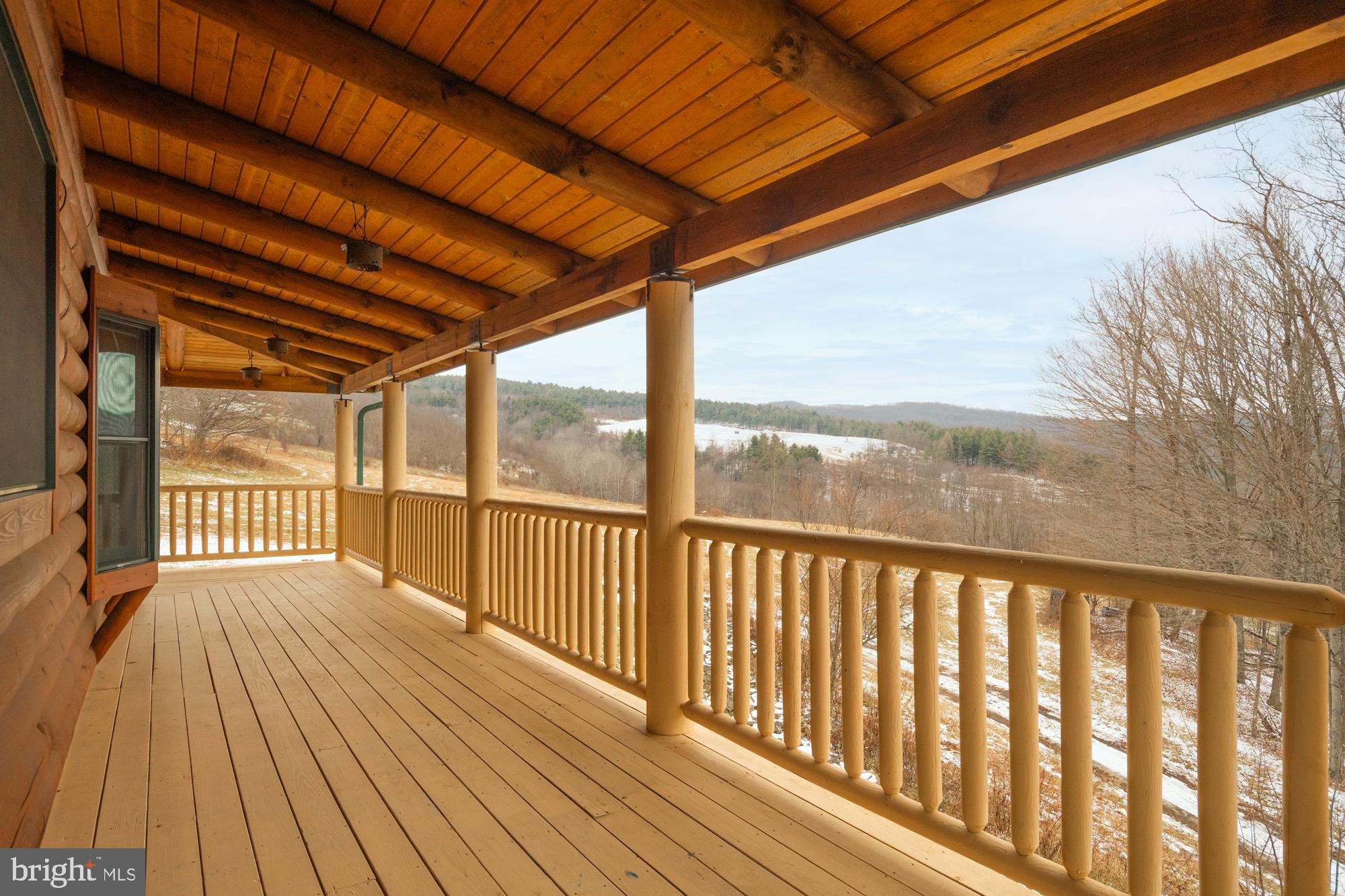 17051 Laurel Run Road Southwest Barton, MD 21521 - Photo 13 of 77 a view of porch with wooden floor