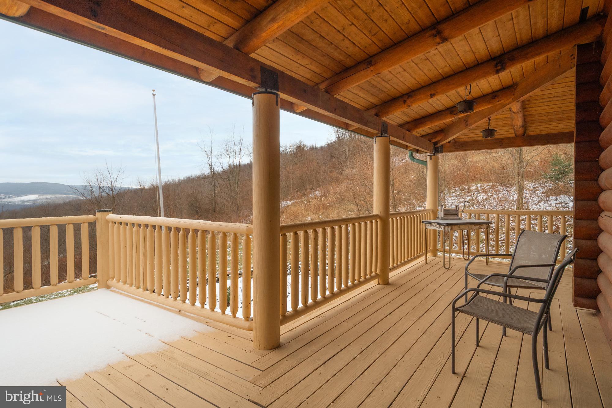 17051 Laurel Run Road Southwest Barton, MD 21521 - Photo 14 of 77 a view of a balcony with wooden floor
