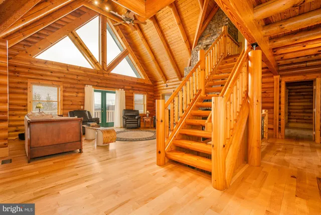 a view of a living room with a flat screen tv