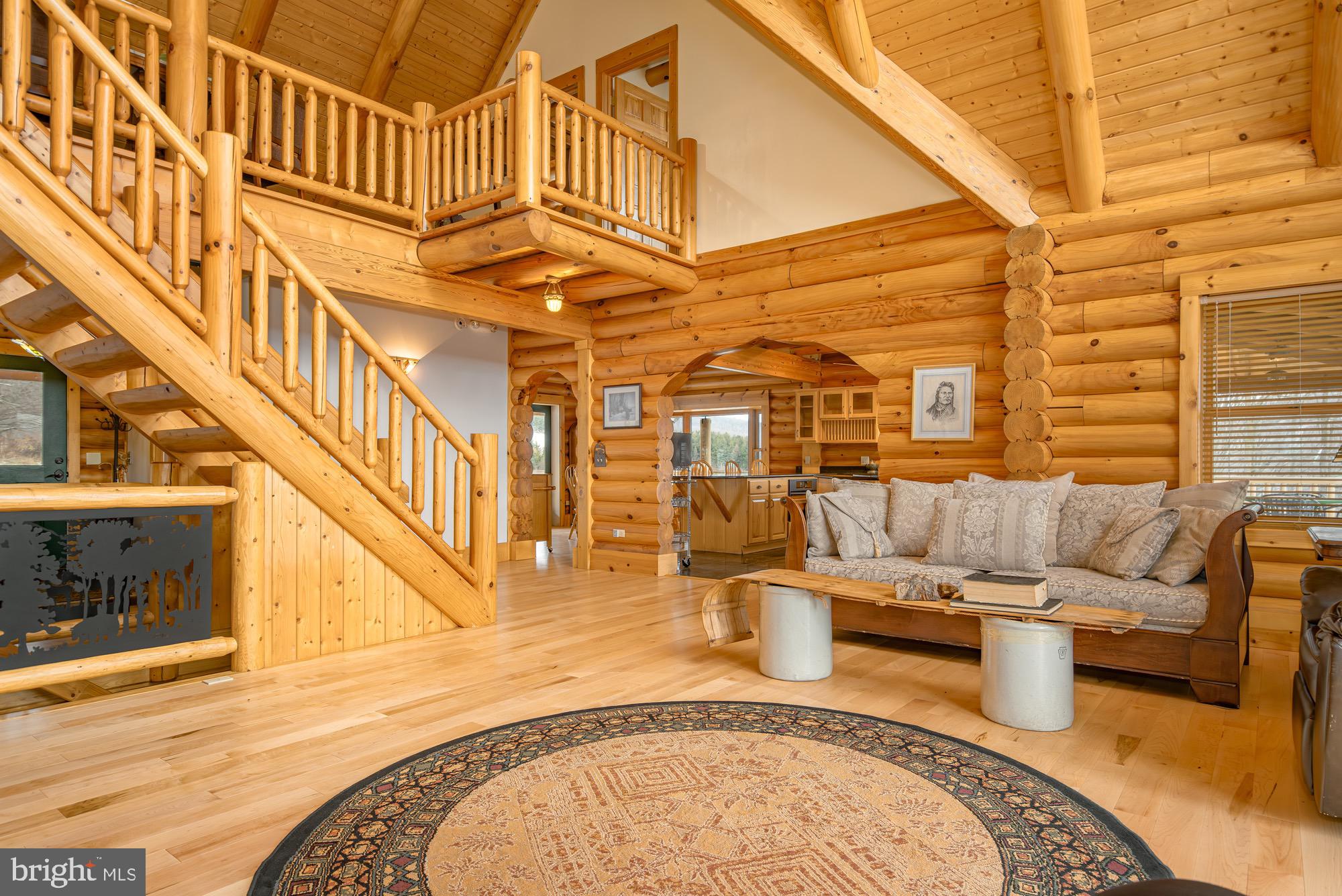 17051 Laurel Run Road Southwest Barton, MD 21521 - Photo 22 of 74 a view of a living room and balcony