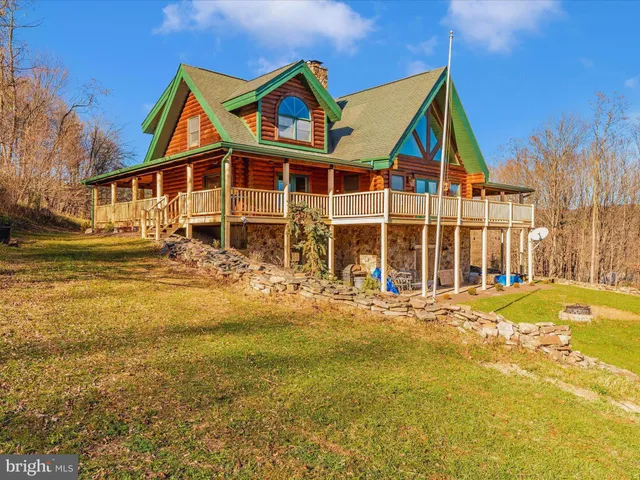 a view of lake and mountain