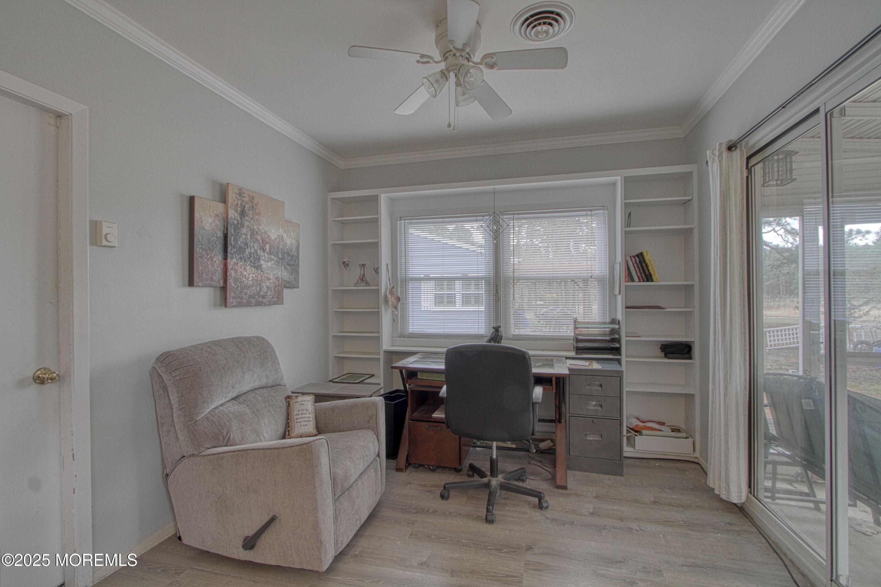 32 Augusta Road Whiting, NJ 08759 - Photo 16 of 30 a view of a workspace with furniture and a window