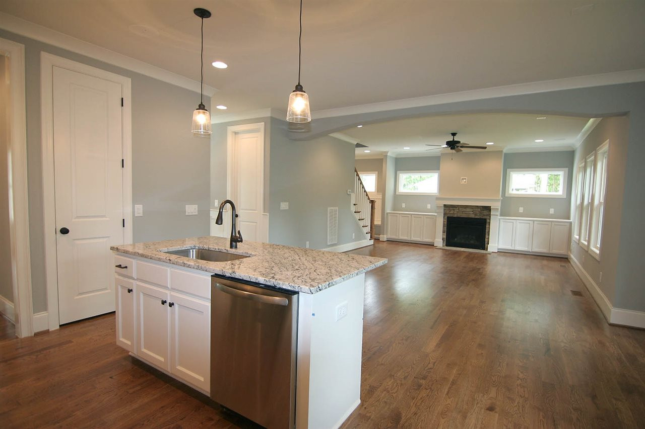 6104 Cliff Edge Trail Raleigh, NC 27613 - Photo 12 of 30 kitchen to family room