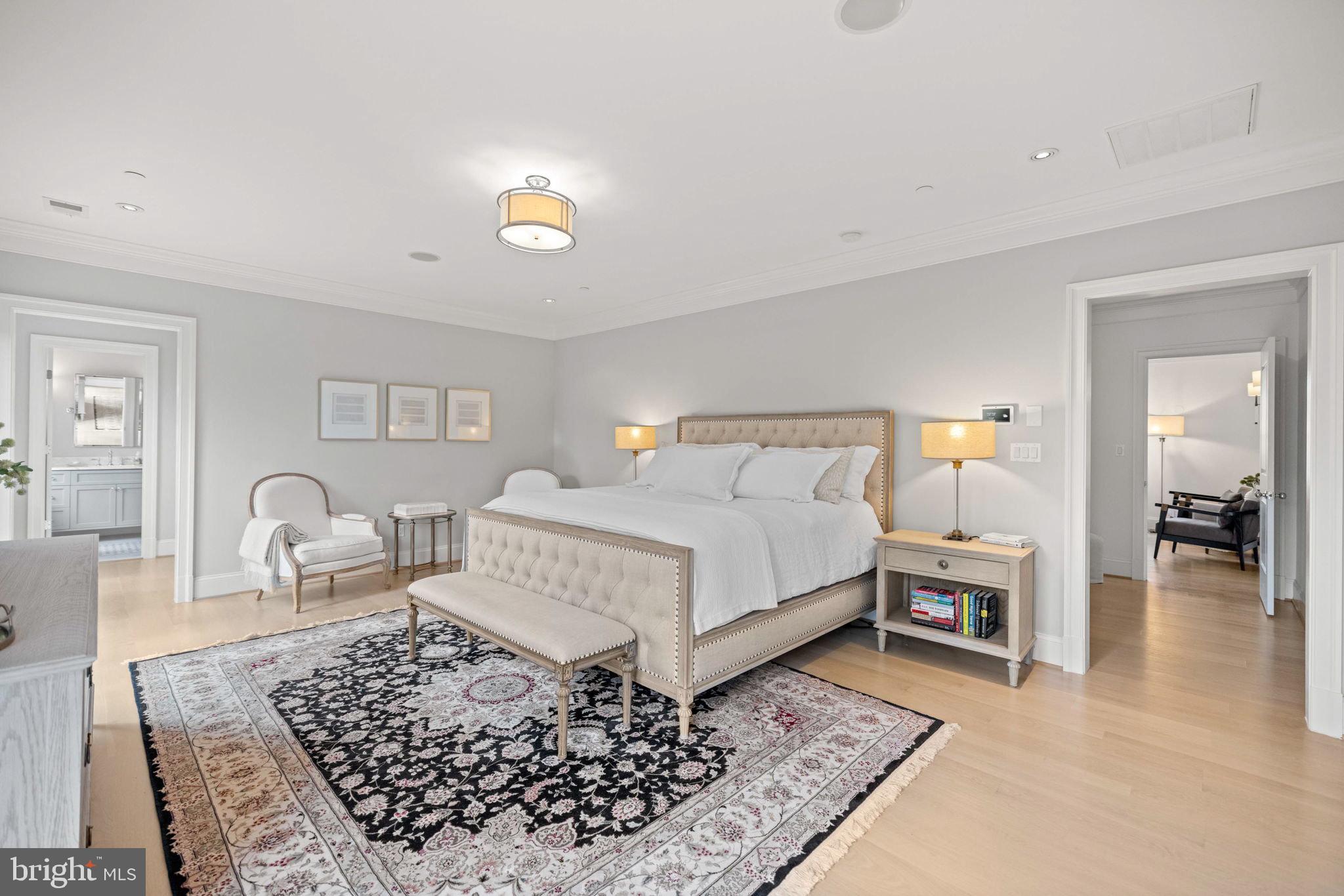 4410 Meadow Road Washington, DC 20007 - Photo 15 of 30 a bedroom with a bed and dresser