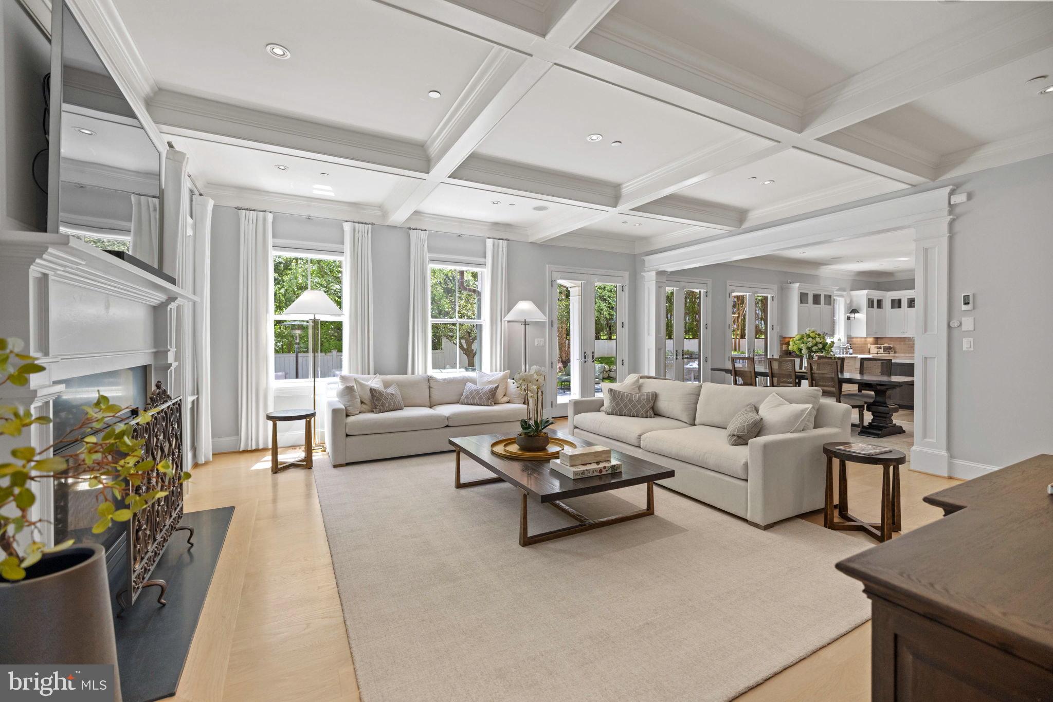 4410 Meadow Road Washington, DC 20007 - Photo 7 of 30 a living room with furniture and a flat screen tv