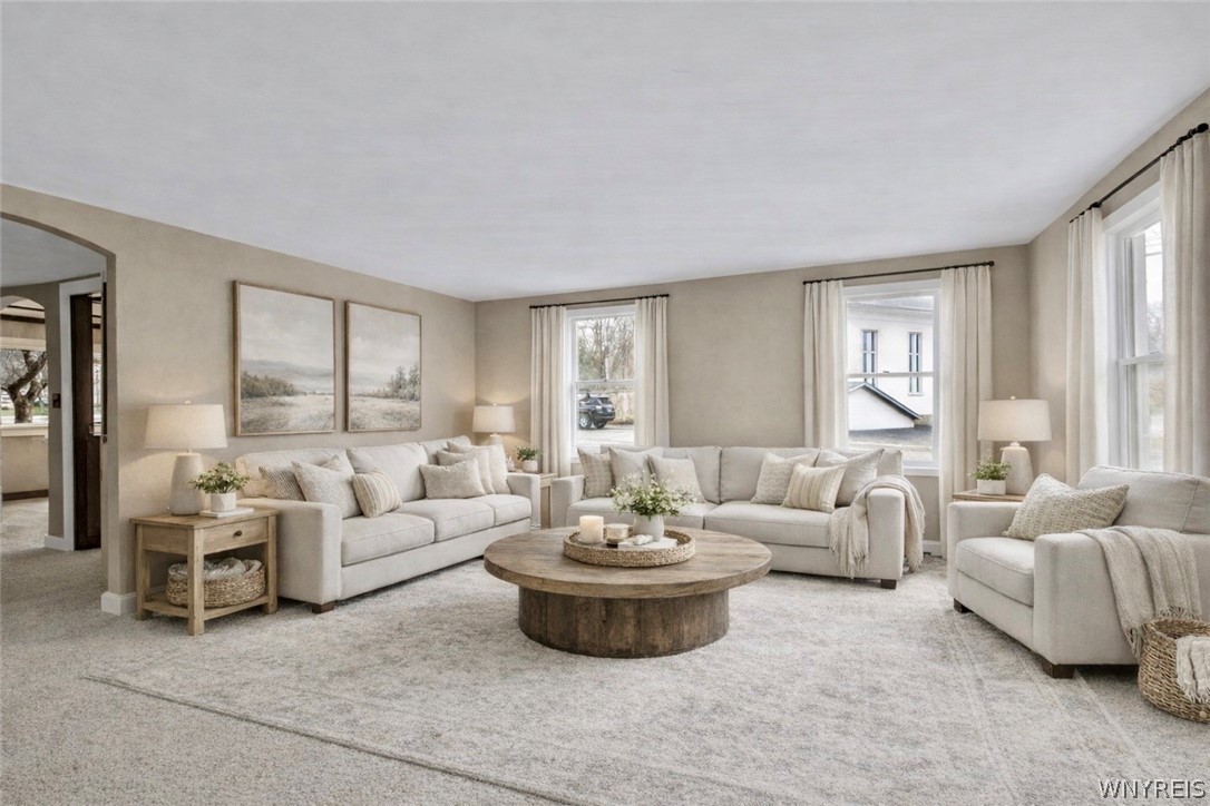 8794 Lower East Hill Road Colden, NY 14033 - Photo 12 of 47 Living room rm.-1st floor off of kitchen