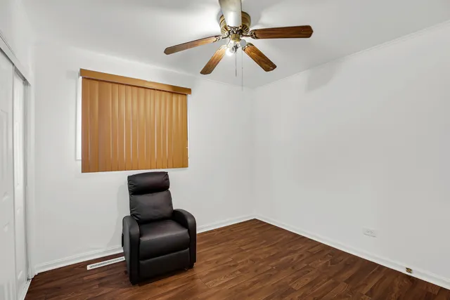 a chair and a table in a room