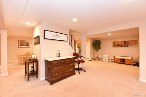 a room with furniture