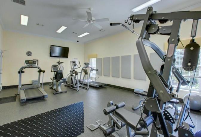 1155 Edgewater Circle, Unit 28 Bradenton, FL 34209 - Photo 42 of 50 a view of a room with gym equipment