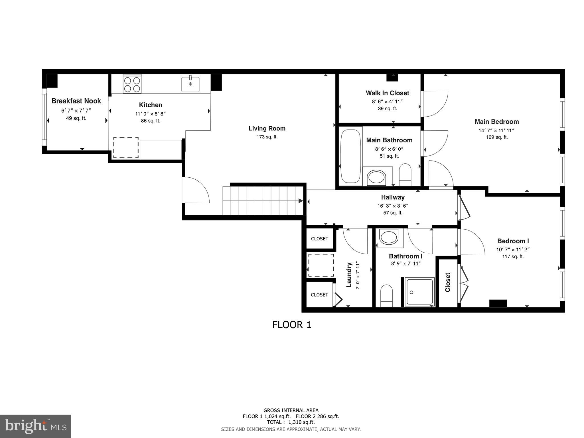 2160 California Street Northwest, Unit 101 Washington, DC 20008 - Photo 18 of 18 Floor Plan Main Lebel
